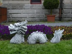 Gartendekoparadies Animaux-Énorme dragon chinois en trois parties