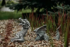 Gartendekoparadies Animaux-Énorme dragon en trois parties