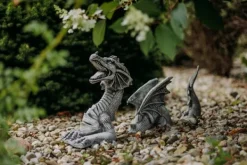 Gartendekoparadies Animaux-Énorme dragon en trois parties