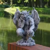 Gartendekoparadies Gargouilles-Énorme figure de gargouille