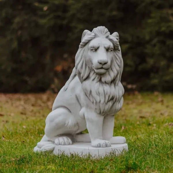 Gartendekoparadies Animaux-Énorme lion MAX tourné vers la droite