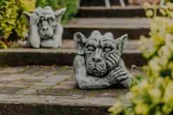 Gartendekoparadies Gargouilles-Offre spéciale : deux bustes de gargouille