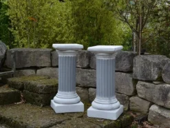 Gartendekoparadies Colonnes & Socles-Offre spéciale : deux colonnes rondes