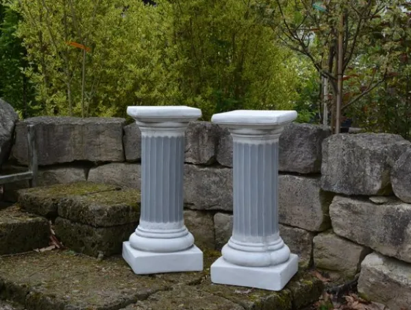 Gartendekoparadies Colonnes & Socles-Offre spéciale : deux colonnes rondes