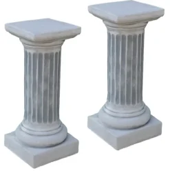 Gartendekoparadies Colonnes & Socles-Offre spéciale : deux colonnes rondes