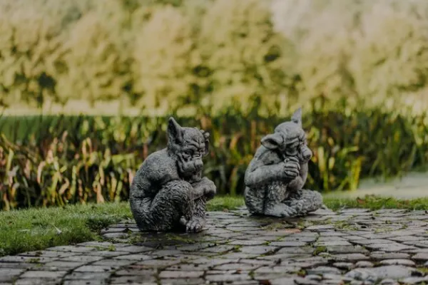 Gartendekoparadies Gargouilles-Offre Spéciale : Gargouilles en Double