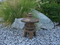 Gartendekoparadies Lanternes En Pierre-Oki-gata-yukimi exclusif