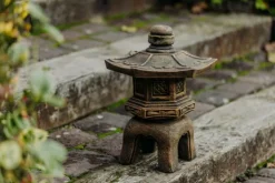 Gartendekoparadies Lanternes En Pierre-Oki-gata-yukimi exclusif