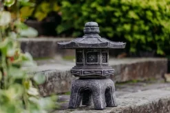 Gartendekoparadies Lanternes En Pierre-Oki-gata-yukimi : lanterne japonaise en pierre de style ancien