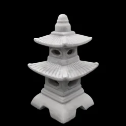 Gartendekoparadies Lanternes En Pierre-Pagode japonaise à huit fenêtres