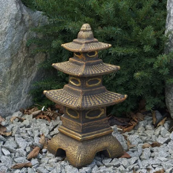Gartendekoparadies Lanternes En Pierre-Pagode japonaise dans une palette de couleurs exclusive