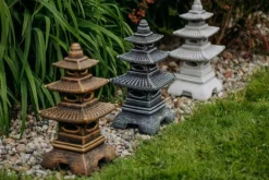 Gartendekoparadies Lanternes En Pierre-Pagode japonaise dans une palette de couleurs exclusive