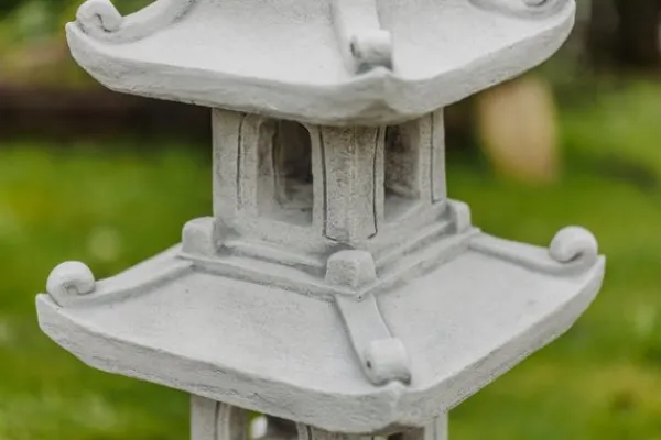 Gartendekoparadies Lanternes En Pierre-Pagode japonaise en pierre à 3 étages