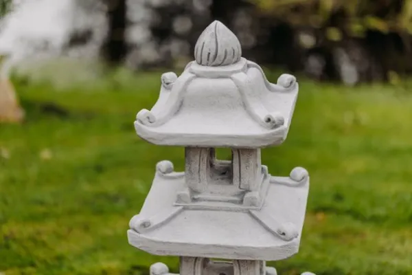 Gartendekoparadies Lanternes En Pierre-Pagode japonaise en pierre à 3 étages