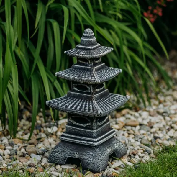 Gartendekoparadies Lanternes En Pierre-Pagode japonaise en pierre de style ancien