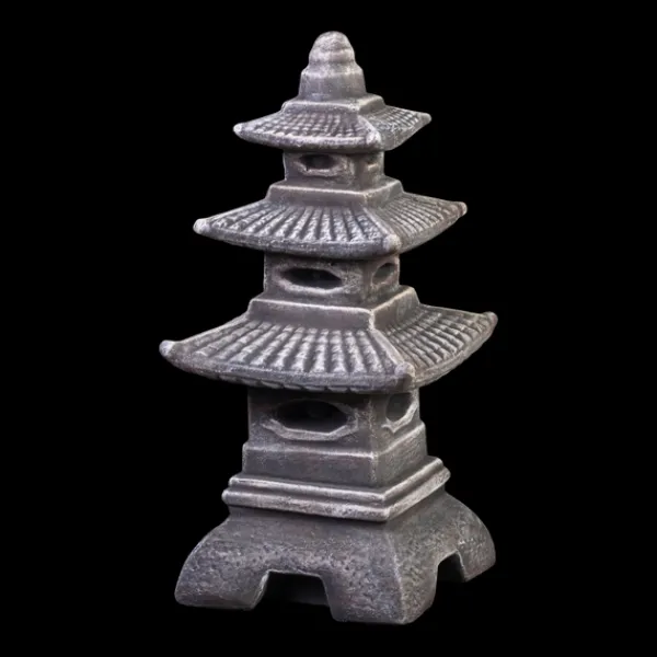 Gartendekoparadies Lanternes En Pierre-Pagode japonaise en pierre de style ancien