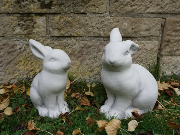 Gartendekoparadies Animaux-Paire de lapins "Pâques"