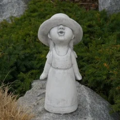Gartendekoparadies Enfants & Anges-Personnage drôle de fille