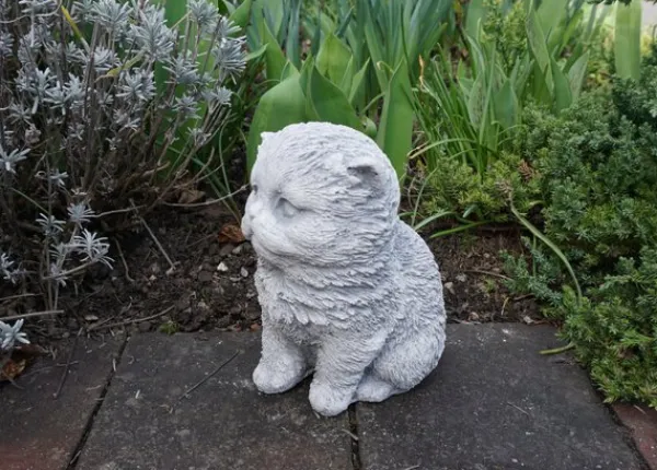 Gartendekoparadies Animaux-Petit chat debout