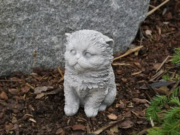 Gartendekoparadies Animaux-Petit chat debout
