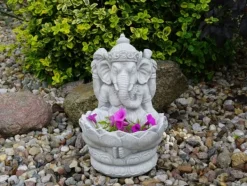 Gartendekoparadies Figures & Statues-Petit Ganesha gris