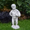 Gartendekoparadies Enfants & Anges-Petit garçon avec jardinière