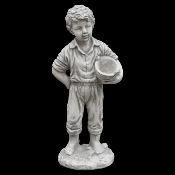 Gartendekoparadies Enfants & Anges-Petit garçon avec jardinière
