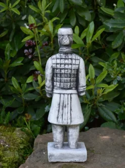 Gartendekoparadies Figures & Statues-Petit guerrier chinois en terre cuite