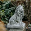 Gartendekoparadies Animaux-Petit lion tourné vers la droite