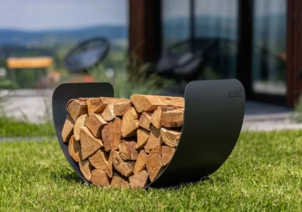 Gartendekoparadies Bols À Feu & Poêles De Jardin-Porte-bûches pour braséro « TURYN »