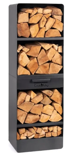Gartendekoparadies Bols À Feu & Poêles De Jardin-Porte-bûches pour braséro «VENTO»