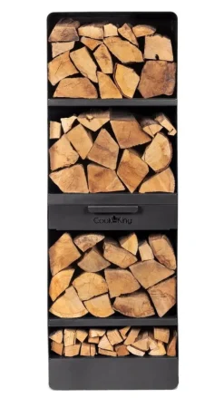 Gartendekoparadies Bols À Feu & Poêles De Jardin-Porte-bûches pour braséro «VENTO»