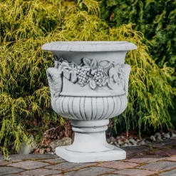 Gartendekoparadies Jardinières-Pot de fleur avec des raisins