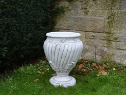 Gartendekoparadies Jardinières-Pot de fleur avec motif de feuilles