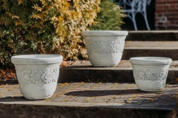 Gartendekoparadies Jardinières-Pot de fleurs XL avec motif tournesol