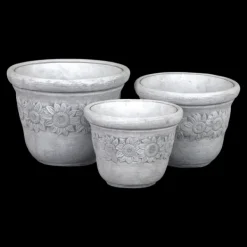 Gartendekoparadies Jardinières-Pot de fleurs XL avec motif tournesol