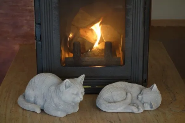 Gartendekoparadies Animaux-Prix ??spécial : deux chats dans un set