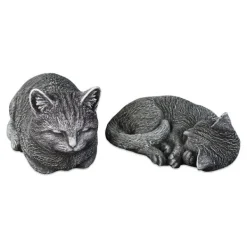 Gartendekoparadies Animaux-Prix spécial : deux chats dans un ensemble antique