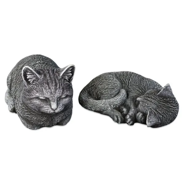 Gartendekoparadies Animaux-Prix spécial : deux chats dans un ensemble antique