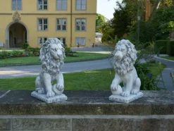 Gartendekoparadies Animaux-Prix ??spécial : Paire de Lions avec Ballon