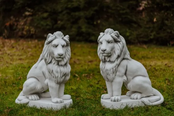 Gartendekoparadies Animaux-Prix ??spécial pour une paire de lions Max