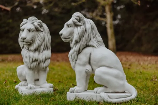 Gartendekoparadies Animaux-Prix ??spécial pour une paire de lions Max