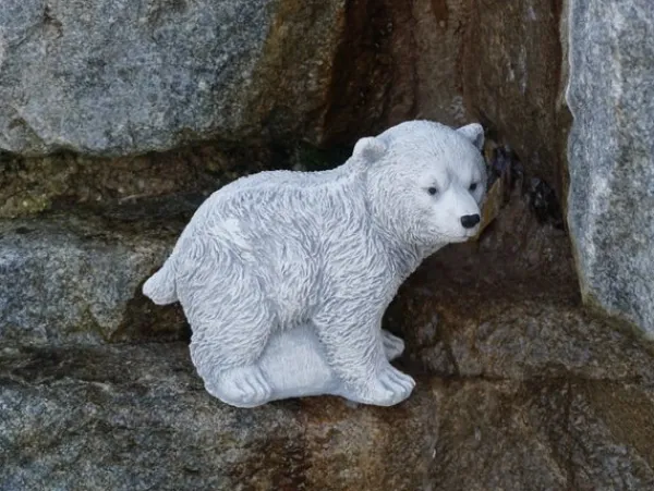Gartendekoparadies Animaux-Puissante statue d'ours polaire