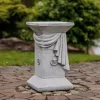 Gartendekoparadies Colonnes & Socles-Socle 32 x 32 cm avec designer motif