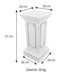 Gartendekoparadies Colonnes & Socles-Socle haut
