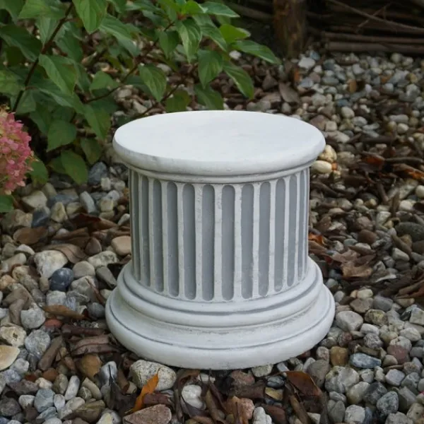 Gartendekoparadies Colonnes & Socles-Socle élégant à cannelures