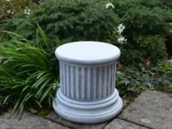 Gartendekoparadies Colonnes & Socles-Socle élégant à cannelures