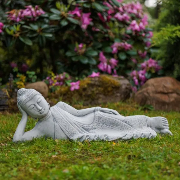 Gartendekoparadies Bouddhas-Statue couchée du Bouddha