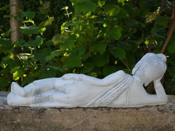 Gartendekoparadies Bouddhas-Statue couchée du Bouddha