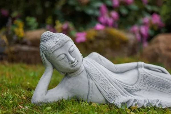 Gartendekoparadies Bouddhas-Statue couchée du Bouddha